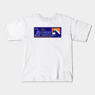 1930s Railroad Train 20th Century Limited Kids T-Shirt